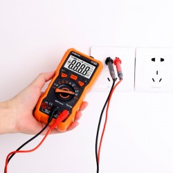 Мультиметр RICHMETERS RM113D з NCV, ліхтариком, термодатчиком Помаранчевий